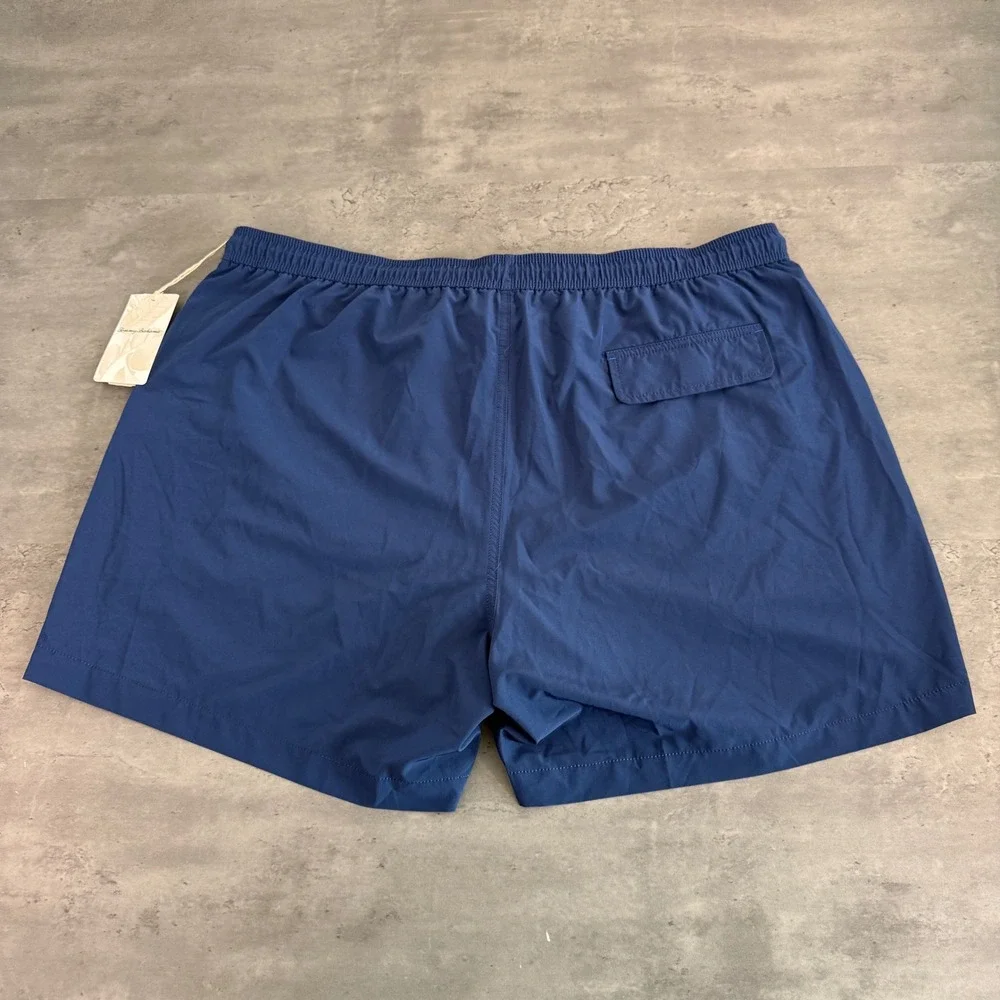 Tommy Bahama Naples Valley Swim Trunks Mens 2XLB Navy Blue UPF 30 Recycled Short